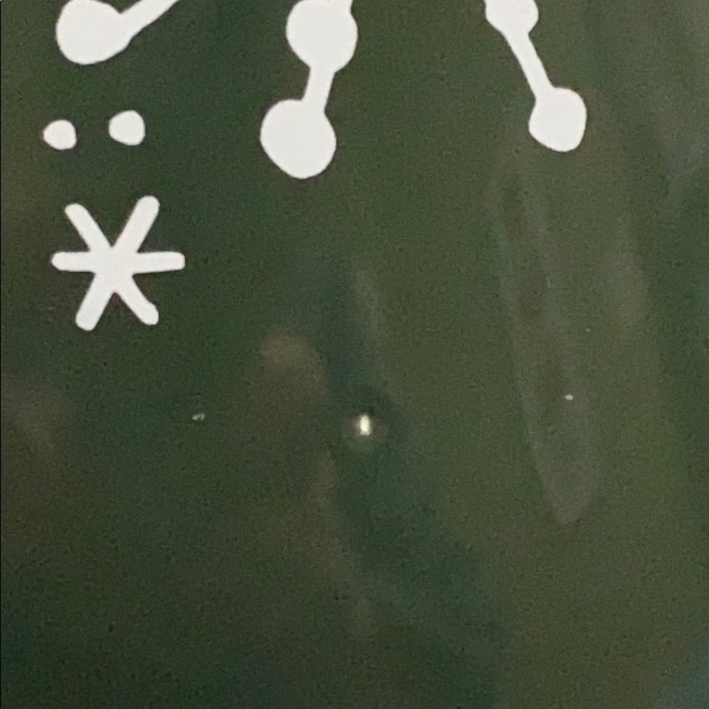 2 Starbucks Green Snowflake 14 oz COFFEE MUGS - Picture 10 of 10